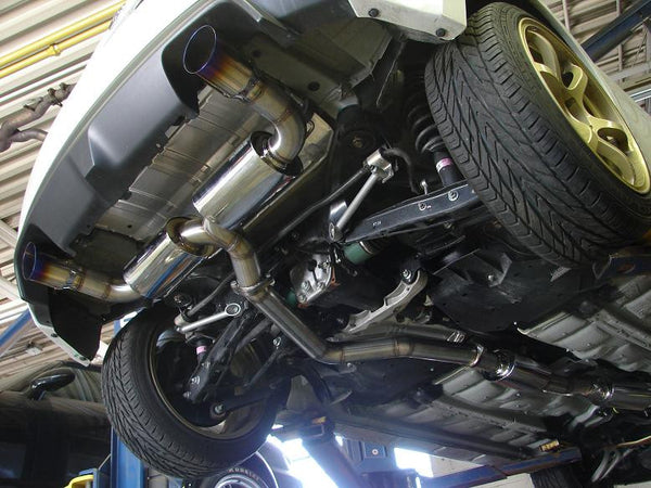 with titanium muffler tips