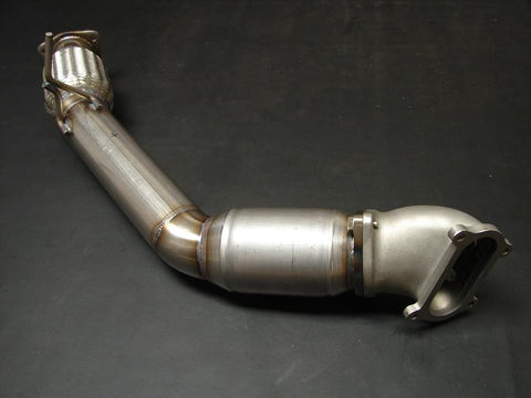 3-inch Header Downpipe with High Flow Cat