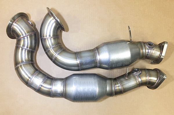 335i Metal Catted Downpipe