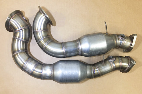335i Metal Catted Downpipe