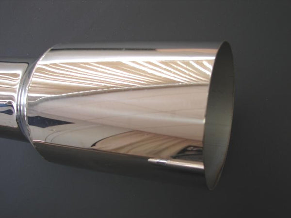 4" Single Wall Polished Tip (Straight Cut)