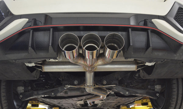 Civic Type R FK8 - with single wall straight cut tips