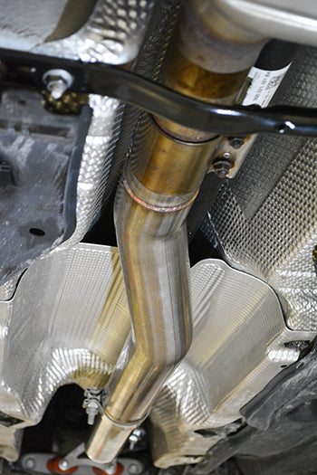 "Slip Fit" adapter to bolt up seamless with stock cataback  