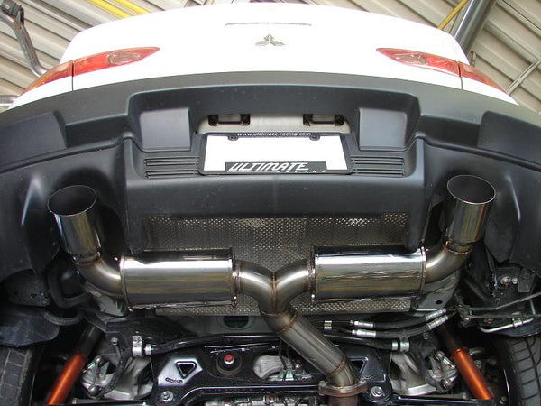 Evo X 3" Dual Exit TurboBack Exhaust