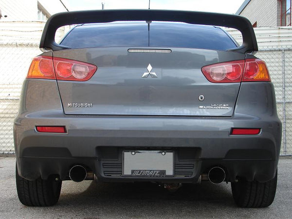 Evo X 3" Dual Exit TurboBack Exhaust