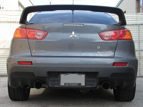 Evo X 3" Dual Exit TurboBack Exhaust