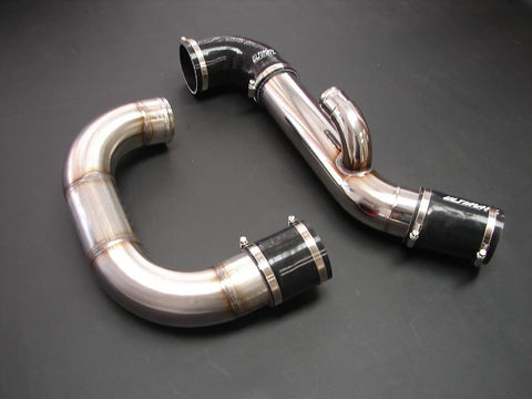 Ralliart Lower Intercooler Pipe Kit - Polished 1 of 2 