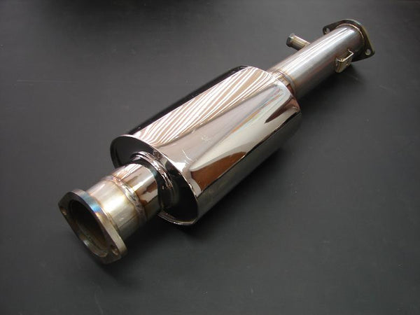 Evo X / 09+ Ralliart Mini-Muffler Test Pipe with rear O2 sensor extende