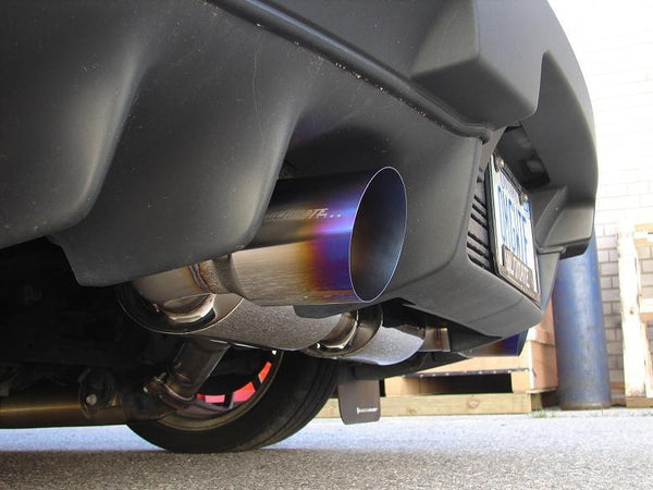 4-inch Single Wall Titanium Tip - Angle Cut