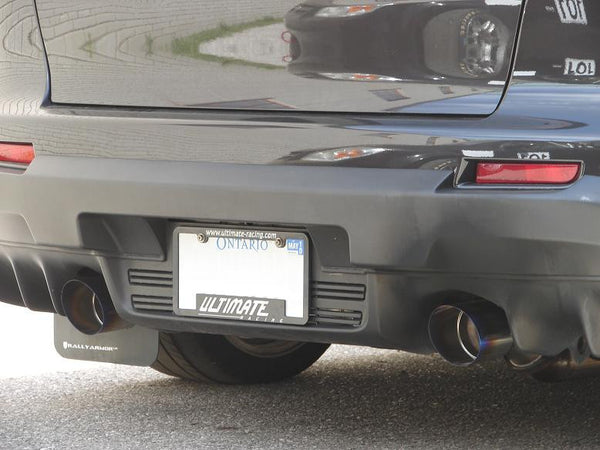 4-inch Single Wall Titanium Tip - Angle Cut