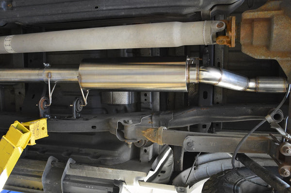 Ford F150 Ecoboost 4" single side exit catback exhaust with muffler option