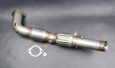 Focus RS 3" Downpipe with Metal Cat Option