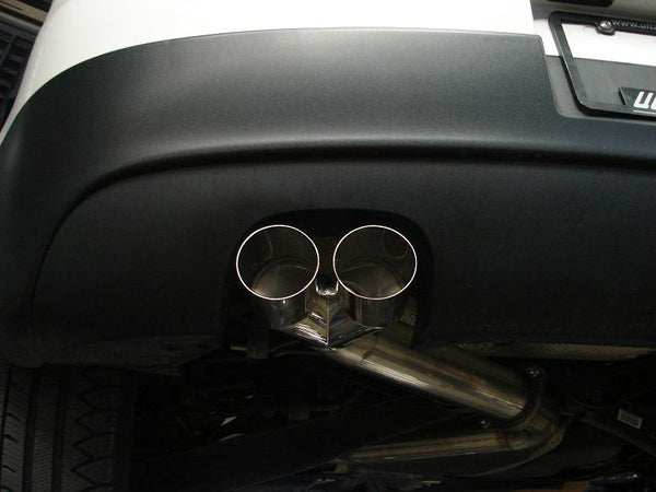 Twin 3-inch Single Wall Polished Tip