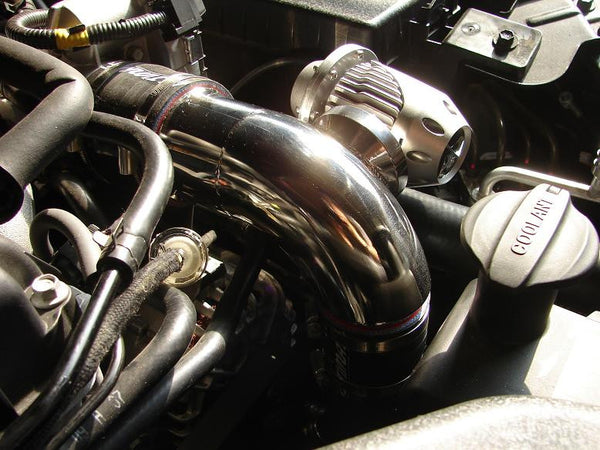 Genesis Coupe 2.0T Upper Cold Side Pipe - HKS (polished finish)