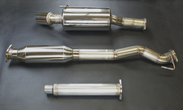 3" Single Exit Catback - resonated option