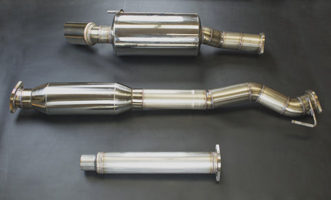 3" Single Exit Catback - resonated option