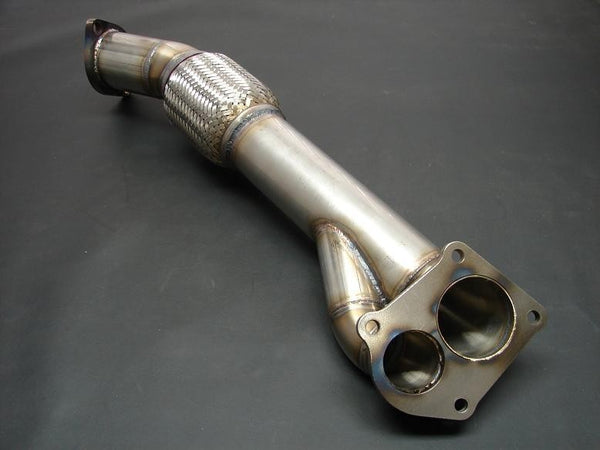 09+ Ralliart 3" Long Downpipe