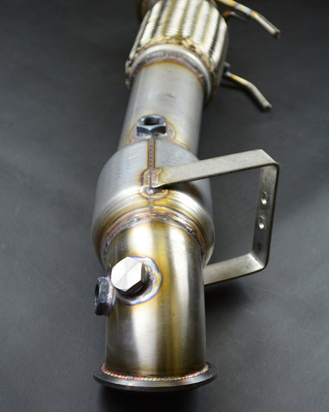 Focus ST 2014 3" Downpipe with Metal Cat and Extra Wideband Bung/Plug