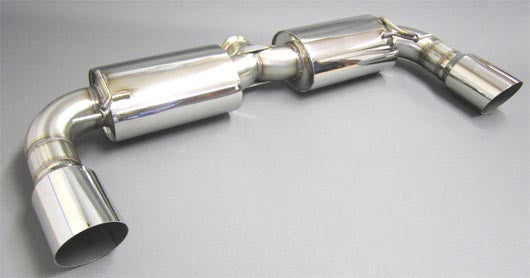 with 4" Single Wall Polished Tip - Straight Cut